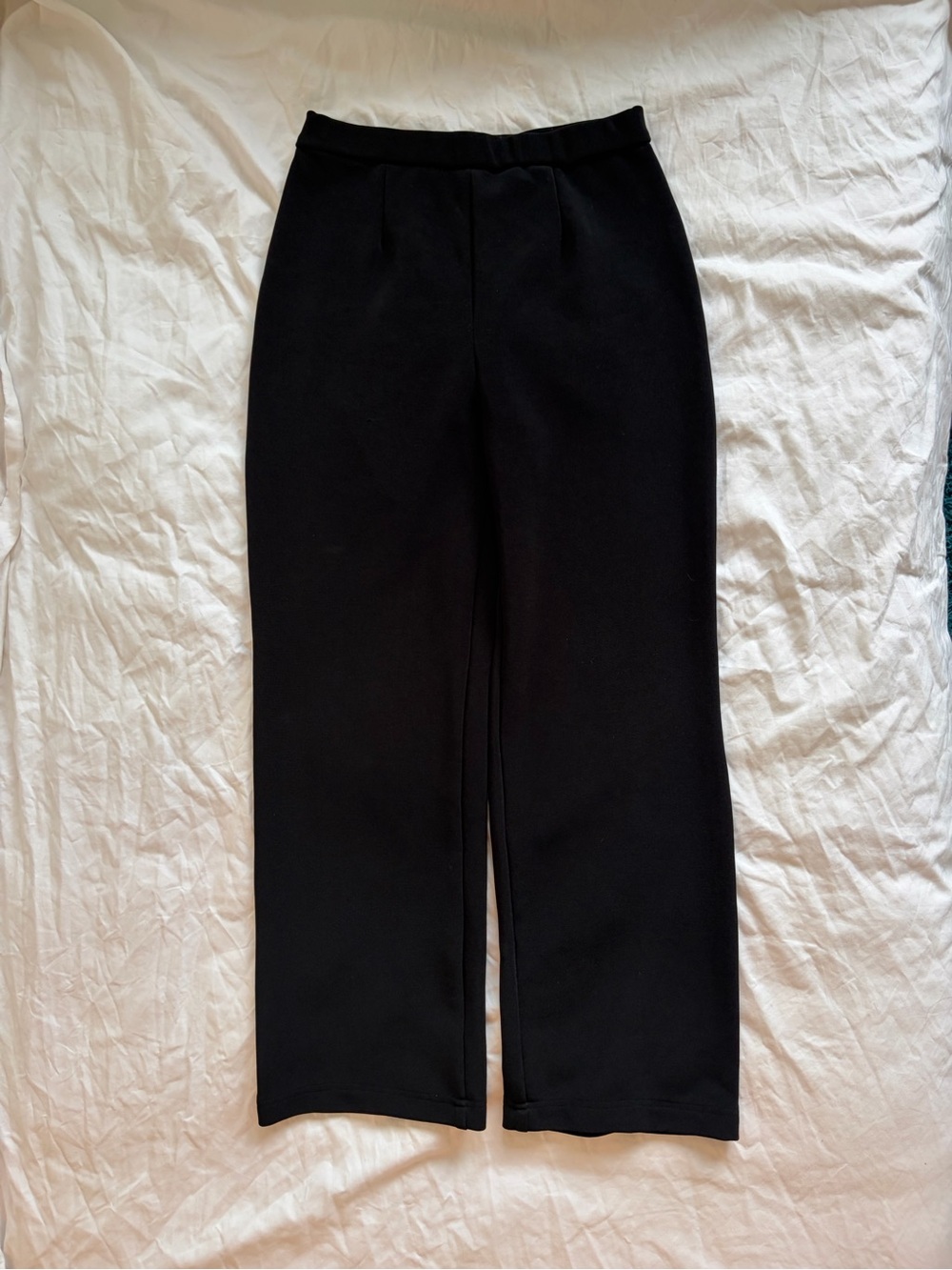 Coldwater Creek Black Knit Waistband Pants